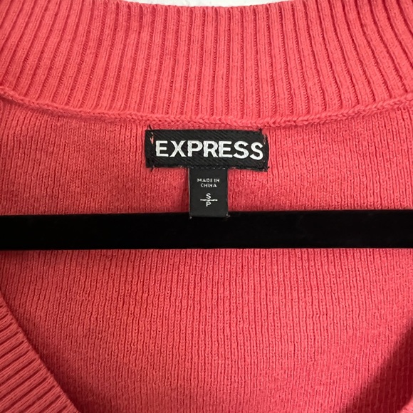 Express Small Sweater In Pink - Picture 2 of 6
